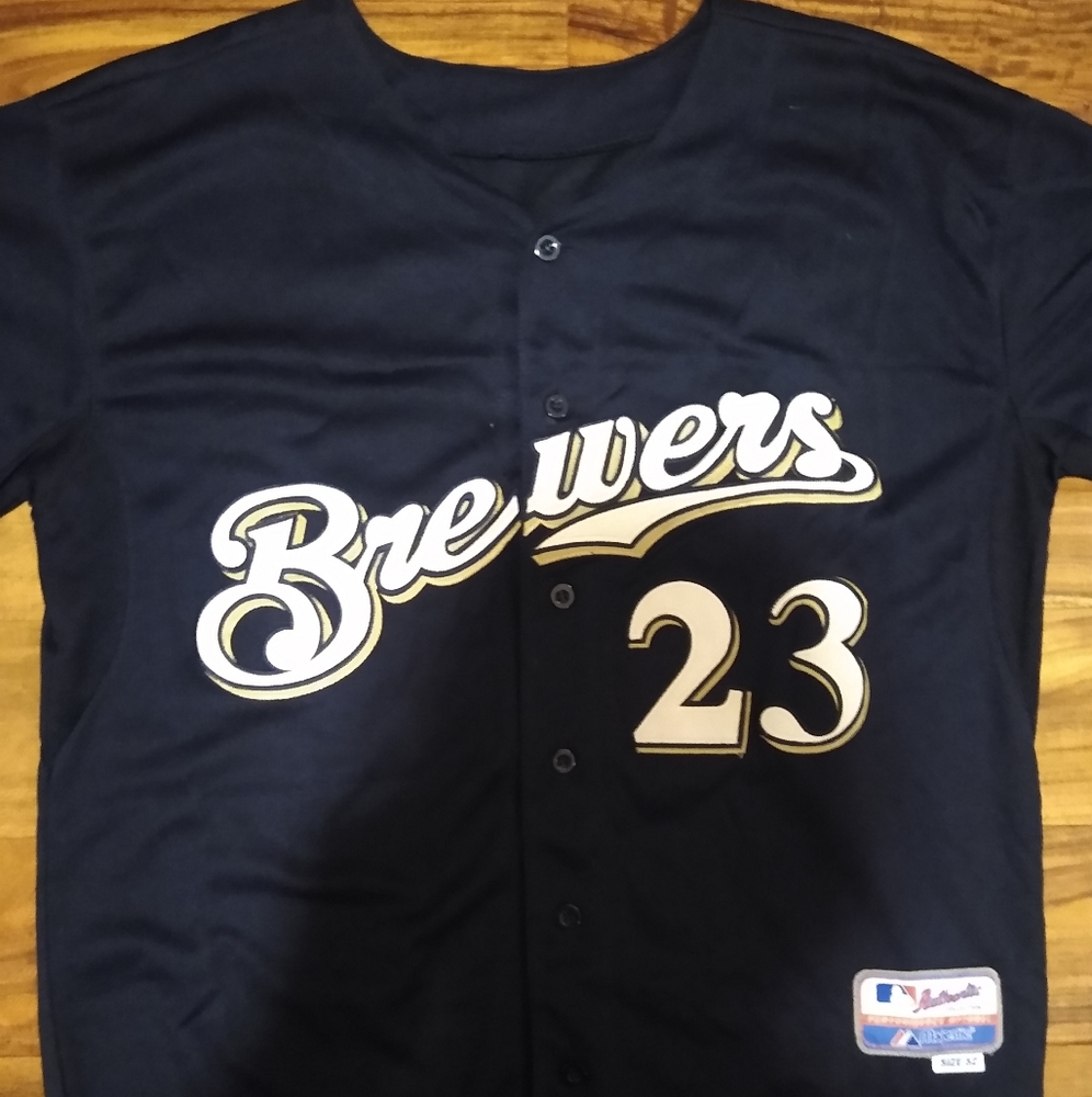 Brewers Rickie Weeks majestic size52 jersey